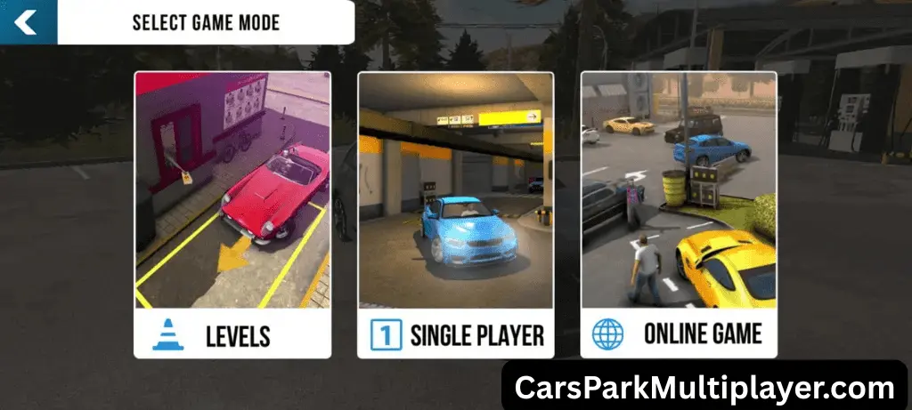 car parking multiplayer game modes