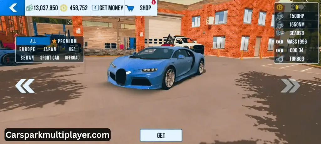 Top 10 Fastest Cars in Car Parking Multiplayer – Updated 2025 1 Bugatti Chiron in car parking multiplayer