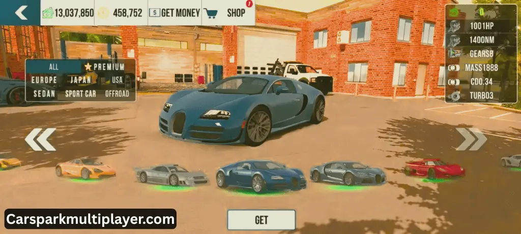 Top 10 Fastest Cars in Car Parking Multiplayer – Updated 2025 4 Bugatti Veyron Super Sport in car parking multiplayer