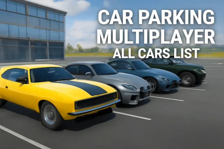 Car Parking Multiplayer All Cars List 2025 – Ultimate Guide with All Cars, Stats, and Expert Tips 6 Car Parking Multiplayer All Cars List